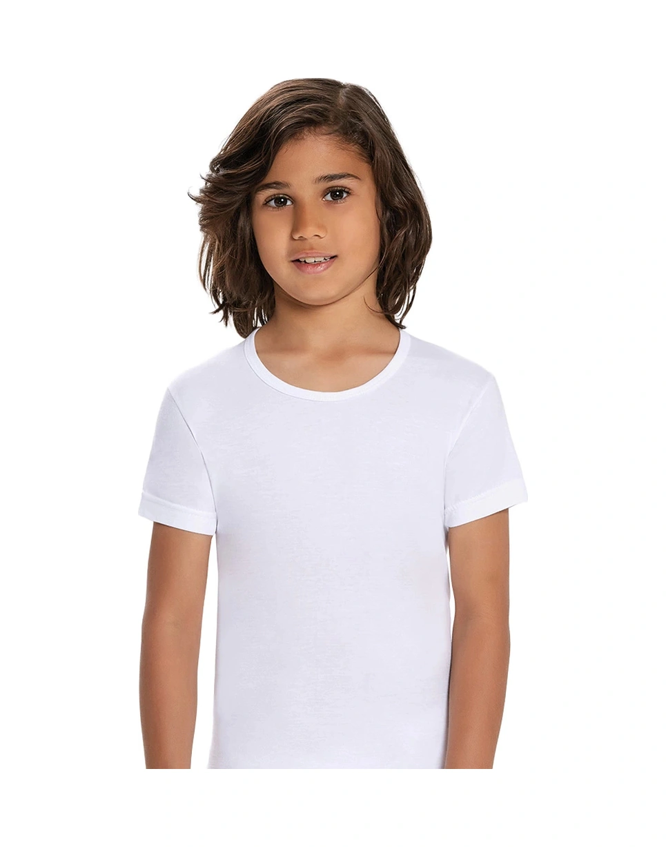 İlke İç Giyim İlke 302 Çocuk Kısa Kol Atlet 9-10 Yaş Beyaz