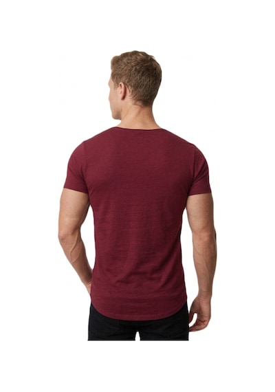 Deepsea Erkek Bordo Geniş Yaka Likralı Tişört Oval Yaka Slim Fit Eteği Oval Açık Yaka T-shirt 1801199 Bordo Deepsea Erkek Bordo Geniş Yaka Likralı Tişört Oval Yaka Slim Fit Eteği Oval Açık Yaka T-shirt 1801199 Bordo