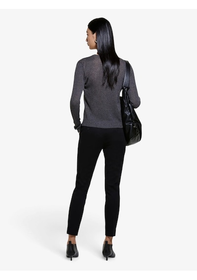 Sisley Streç Pamuklu Normal Bel Chino Pantolon Kadın Siyah Pantolon - 325p4byw55ah6