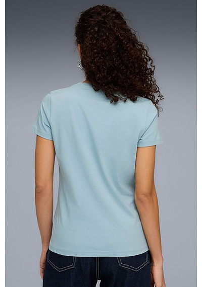 Puma Ess Elevated Kadın Tişört 69570847 Mavi