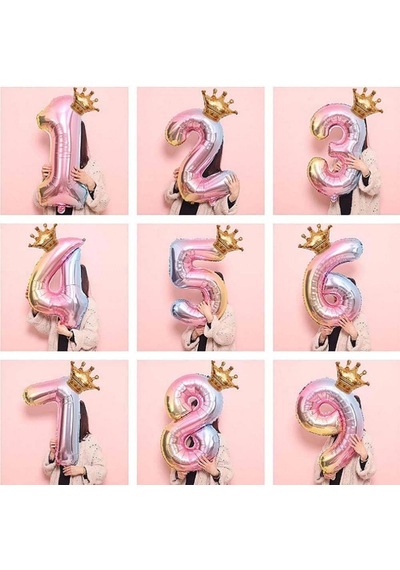 2 Yaş Gökkuşağı Rakam Ve Kral Tacı Folyo Balon Doğum Günü Parti K 2 Yaş Gökkuşağı Rakam Ve Kral Tacı Folyo Balon Doğum Günü Parti K