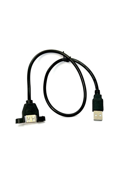 0.5 Metre Panel Tipi Dişi Erkek Usb Vidalı Usb Extension Usb Pane