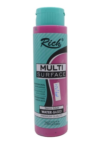 Rich Multı Surface Akrilik Boya 500 Cc Fuşya