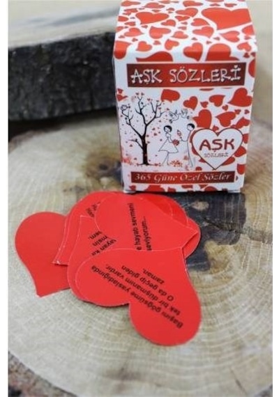 Sevgiliye Hediye Kalpli 365 Gün Notu Romantik Aşk Sözleri Mesajı (386554087)