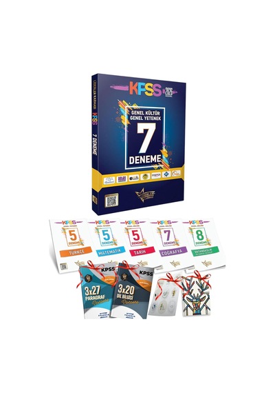 2026 Lisans Kpss 7 Farklı Yayın 7 Deneme Ve 7 Branş Denemesi Toplam 43 Deneme Set Liderler Karması Genel
