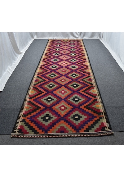 Zehra Abla Halı El Dokuma Enteresan Doğu Anadolu Herki Yolluk Yün Kilim 6314