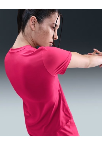 Nike One Classic Ib9408-666 Dri-fıt Kısa Kollu Kadın Tişört - Pembe