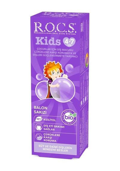 Mey İthalat .kids Diş Macunu 4-7 Yaş 35 Ml Sakız Renkli