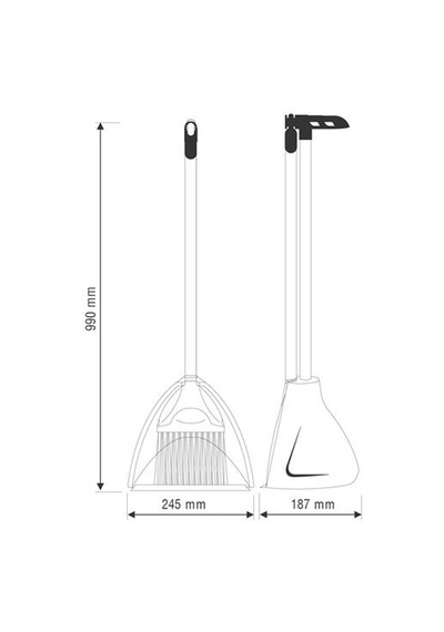 Titiz TP-185 Piramit Faraşlı Fırça Gri