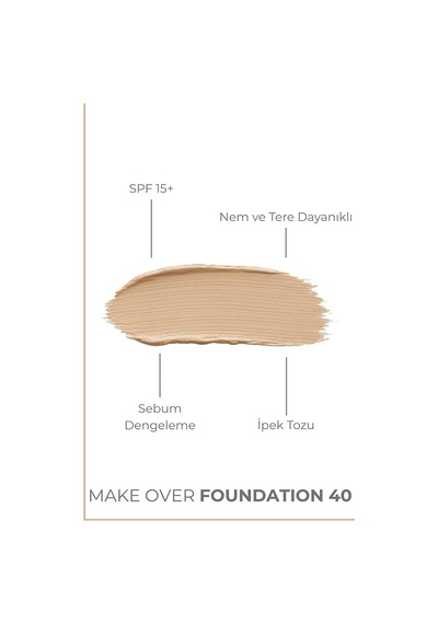 Sıvı Fondöten 40 Ml No:40 Çok Renkli