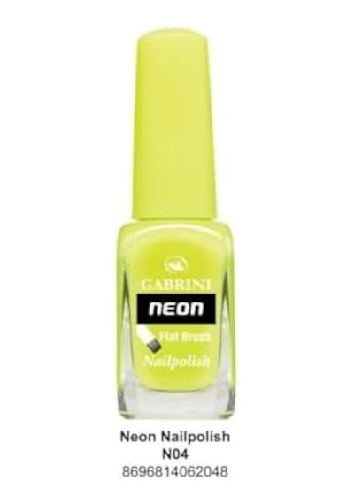 Neon Nail Polish N04 1 Paket 1 X 1 Adet