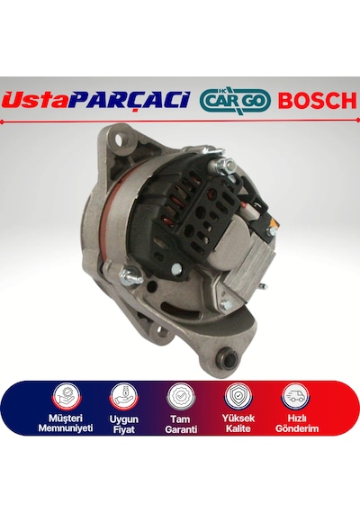 Bosch - Cargo Alternatör 14v 65a Tofaş Doğan Kartal Slx Fiat Uno Tempra Tipo Şarj Dinamosu 7715319