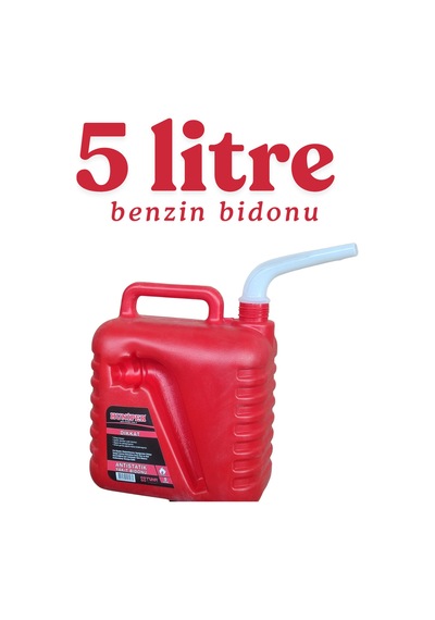 Klc 5l Statik Olmayan Boşaltma Borulu Kulplu Mazot Benzin Taşıma Akaryakıt Depolama Bidonu 5 Litre Klc 5l Statik Olmayan Boşaltma Borulu Kulplu Mazot Benzin Taşıma Akaryakıt Depolama Bidonu 5 Litre