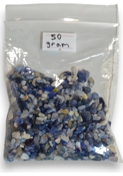 50 Gram Minik Sodalit Taşı Kırıktaş Deliksiz Parçalar 543-2