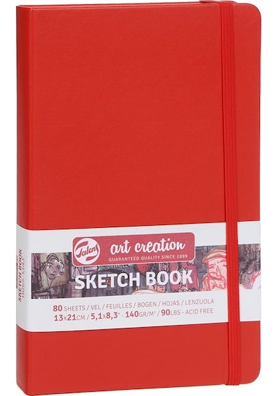 Talens Art Creation Sketch Book 13X21Cm Kırmızı