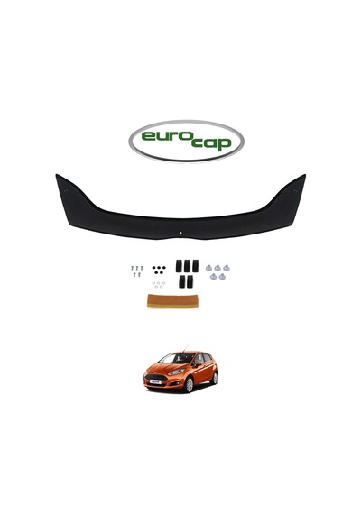 Eurocap Ford Fiesta Ön Kaput Koruyucu Rüzgarlık Abs 2009-2012