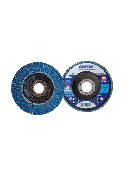 ZİRKONYUM FLAP DİSK 115X22.23MM 40 KUM 5 ADET