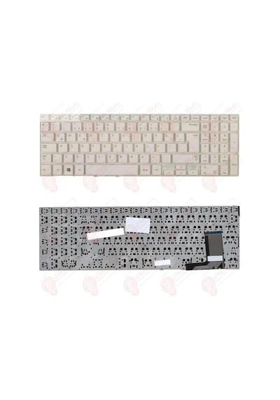 Samsung Uyumlu NP370R5E-S04, NP370R5E-S04CN Klavye Beyaz TR