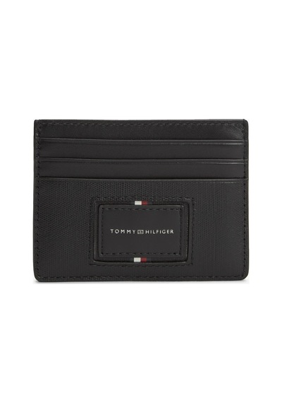 Tommy Hilfiger Th Foundatıon Cc Holder Erkek Siyah Cüzdan - Am0am14504