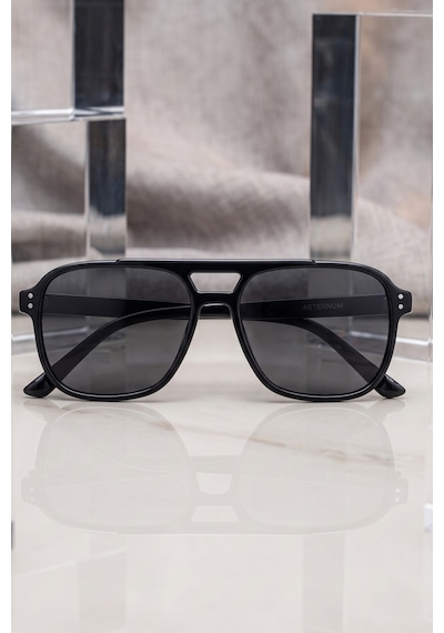 Pilot Model Güneş Gözlük Unisex Model Şık Kesim Çerçeve Old Money Zamansız Tasarım Siyah 33855133