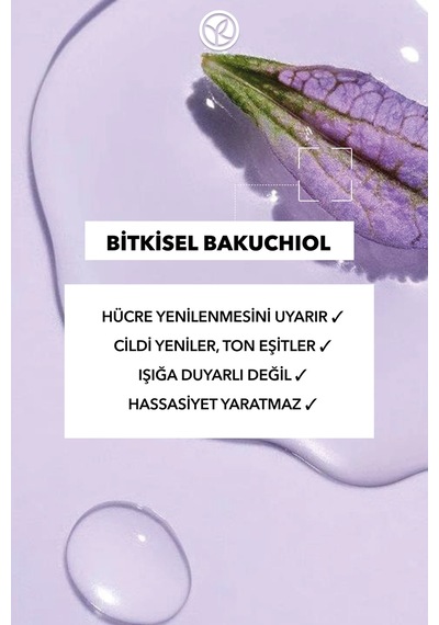 Yves Rocher Bakuchiol Bitkisel Retinol Serum-sıkılaştırıcı,dolgunlaştırıcı Bitkisel Kolajen Ve Hyaluronik Bakım 30 Ml