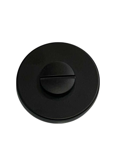 System Yuvarlak Wc Banyo Kapı Rozeti Siyah Renk Ro22w Al6