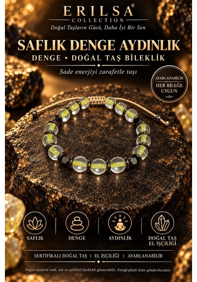 Sertifikalı Saflık Denge Aydınlık Farkındalık Meditasyon Doğal Ta