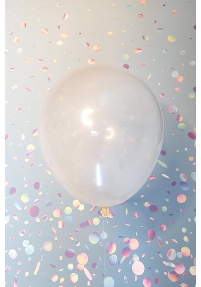 Şeffaf Balon 10 Adet - 12 Inc 30 Cm Parti Balonu Çok Renkli