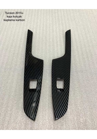 Hyundai Tucson Kapı Kolçak Kaplama - Karbon (499630473)
