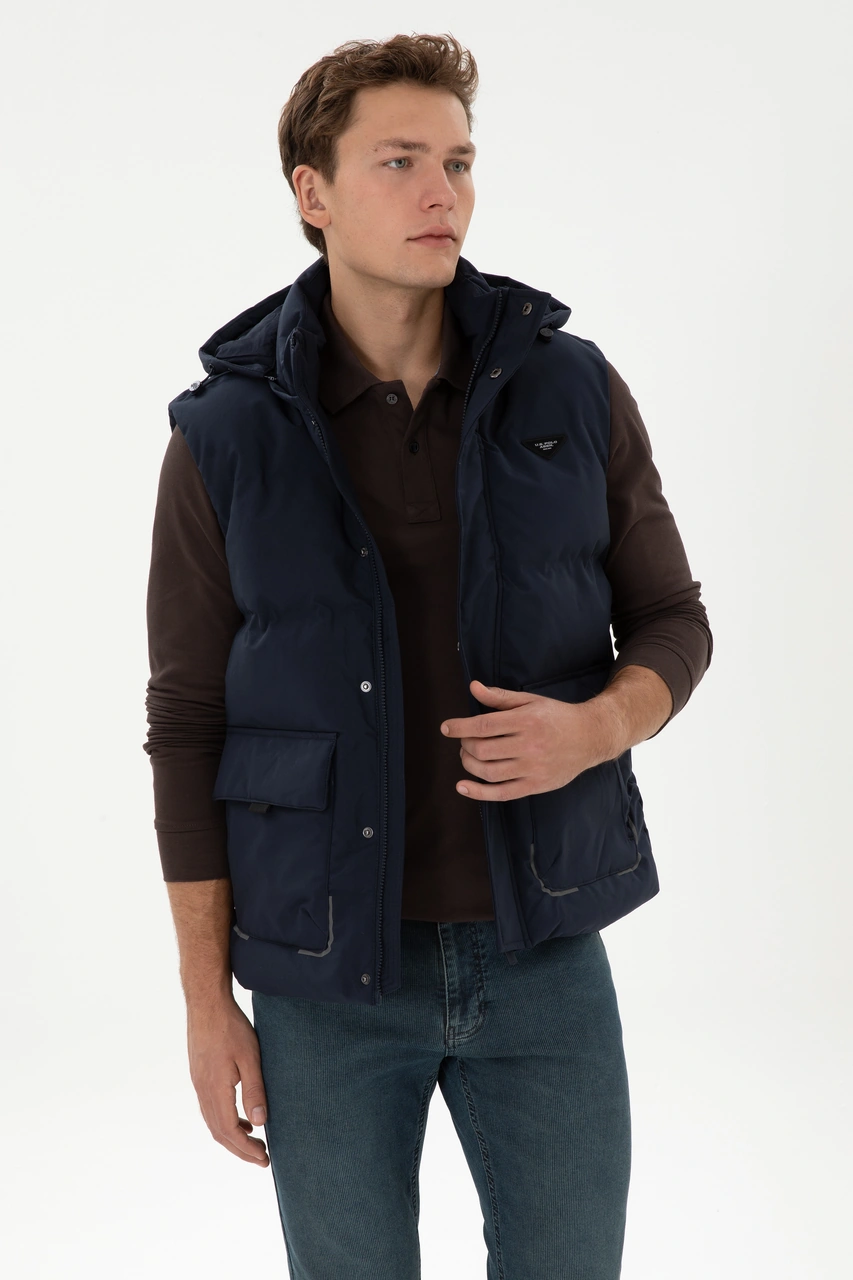 U.s. Polo Assn. Erkek Lacivert Yelek Dokuma 50310317-vr033 Lacivert