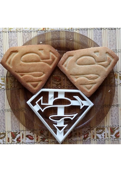 Batman Örümcek Adam Superman Kurabiye Kalıbı 3 Lü Set Süper Kahraman Kurabiye Şekillendirici Çok Renkli