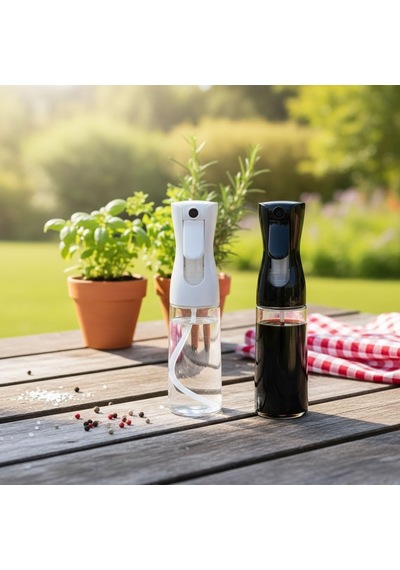 1 Adet Cam Sprey Yağlık, 225 Ml Yağ Ve Sirke Püskürtücü, Büyük Boy, Çok Amaçlı Mutfak Gereci, Airfryer İçin İdeal Siyah & Beyaz Siyah Çok Renkli