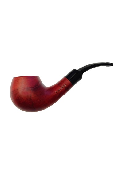 Falconetti 9 Mm. Kırmızı Sandalwood Eğimli Sap Ahşap Pipo Rd37