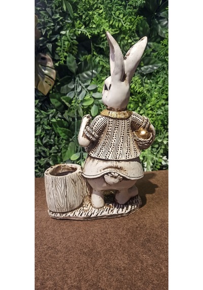 Tavşan Kalemlik Dekoratif Obje Biblo