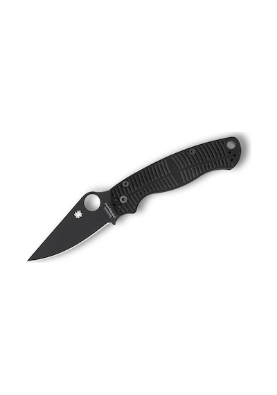 Spyderco Para Military 2 Salt Black G10 Cpm Magnacut Black Blade Plainedge Kamp Çakı Siyah 41905726
