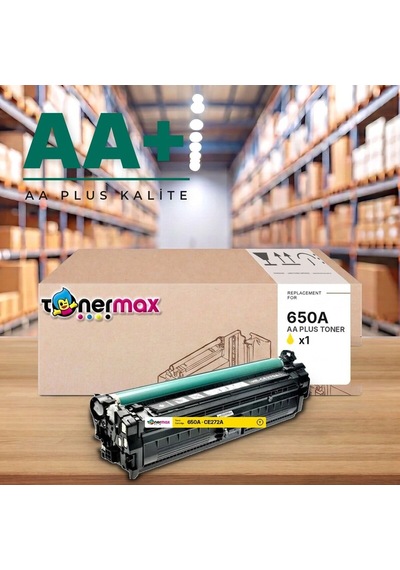Hp 650a Ce272a Sarı Uyumlu Toner Aa Plus / Color Laserjet Enterprise Cp5525 / M750