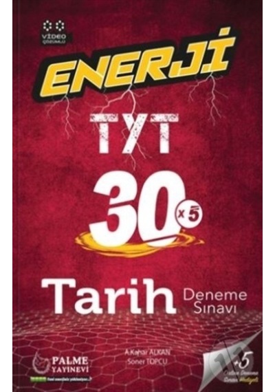 Yks Tyt Enerji Tarih 30 Deneme Sınavı Video Çözümlü