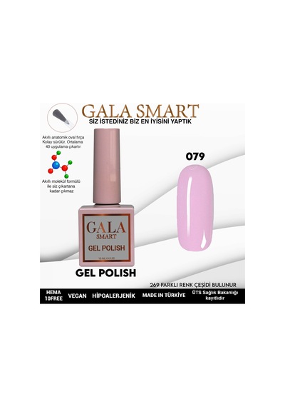 Gala Smart Classic Kalıcı Oje 10 Mle No:079