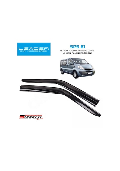 Cam Rüzgarlığı Sunplex Renault Trafıc Opel Vivaro 2003 - 2014 2li