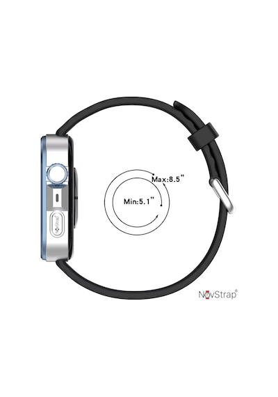 Novstrap Huawei Watch Fit 4 Pro/fit 4/fit 3 İle Uyumlu Kordon Tam Uyumlu Pimli Lansman Silikon Kayış