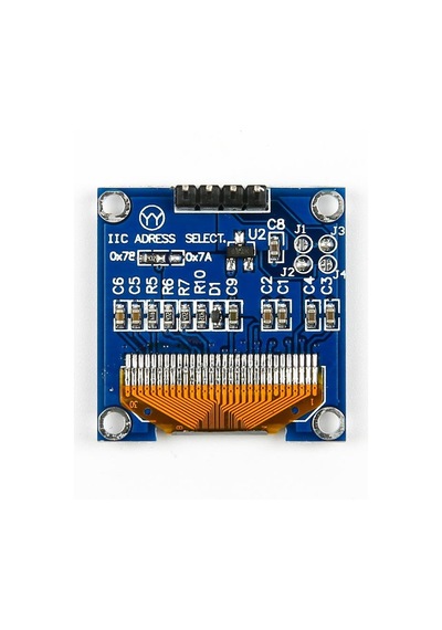 0.96 inç 128x64 SSD1306 12864 4 Pin I2C OLED Ekran Modülü (Sarı/Mavi)