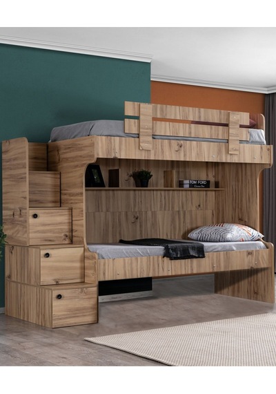 Ranza, Viva 2li Ranza 3 Kapılı Dolap + 2 Comfort Yatak 90 X 190 CM
