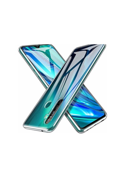 Realme 6 Kılıf Zore Süper Silikon Kapak Renksiz