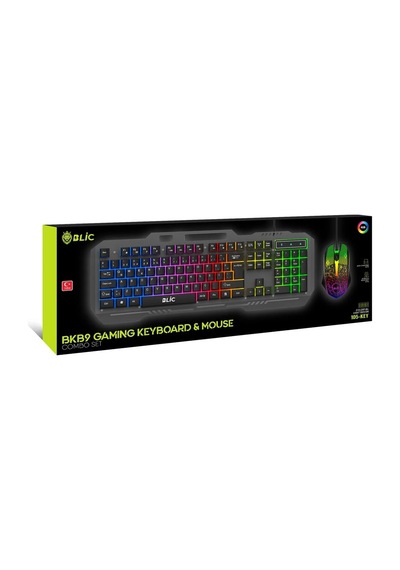 Miaxtreme Rainbow Bkb9 Rgb Gaming Kalavye Kablolu Mekanik 105 Tuşlu Led Işıklı Oyuncu Klavye Mouse