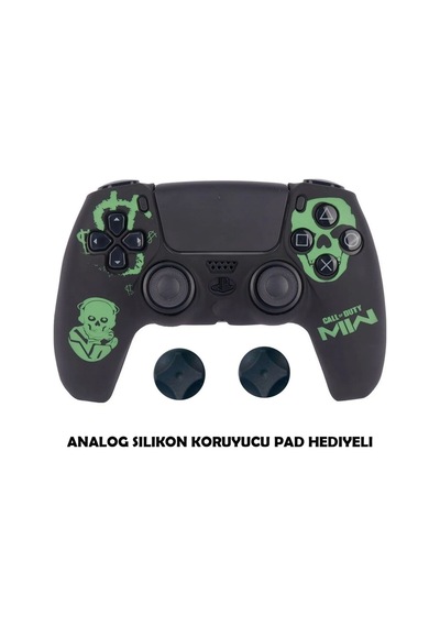 Ps5 Dualsense Koruyucu Silikon Kılıf + Analog Silikon Koruyucu Call Of Duty