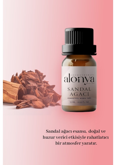 Sandal Ağacı Esansiyel Uçucu Koku Yağı Buhurdanlık Esansı Oda Kokusu Aromaterapi Yağı 10 Ml Sandal Ağacı