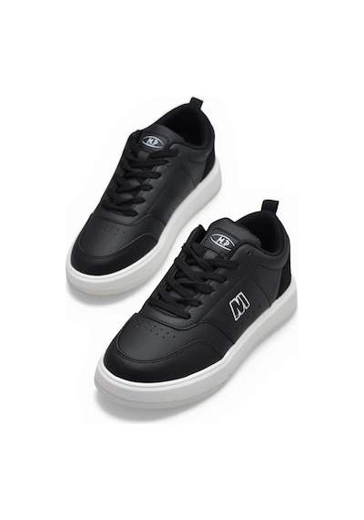 M.p One 2084 Rahat Ortopedik Taban Günlük Unisex Spor Ayakkabı Ortopedik Taban Siyah