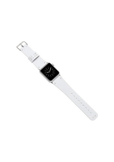 Bouletta Apple Watch Uyumlu Deri Kordon 38-40-41Mm Orfe F3 Beyaz