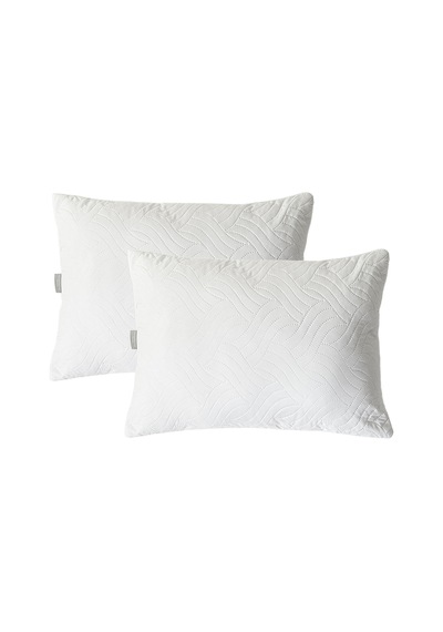Ocean Home Textile 2'li 900 Gr Kapitoneli Silikon Yastık Seti 50 X 70 Cm Beyaz