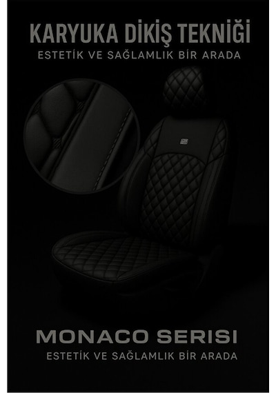 Volkswagen Caddy 2004-2014 2+1 Arka Sırt Oturak Uyumlu Monaco Ser